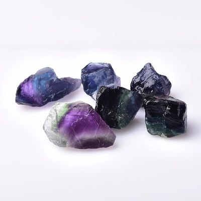 100g Natural Fluorite Crystal-Stone Quartz Ore Mineral Stone Fluorite Ornaments Rock Specimen DIY Gift