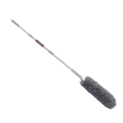 Ceiling Duster, Extendable Microfibre Duster for Blinds, Cars with Bendable Head, Multi Section Aluminium Alloy Pole for Ceiling, Home, Automotive Cleaning