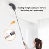 Ceiling Duster, Extendable Microfibre Duster for Blinds, Cars with Bendable Head, Multi Section Aluminium Alloy Pole for Ceiling, Home, Automotive Cleaning view 3