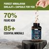 Organic Himalayan Shilajit Resin Extract with Ashwagandha & Turmeric-400mg Max Potency, Lab Tested Pure Shilajit for Men & Women, 85+ Trace Minerals, Immune Support, Energy, 2 Month Supply-120 Capsule view 3