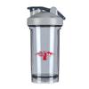 Bermuda Bermudan Flag 18 Ounce Shaker Bottle Drink Mixer Leak-proof Pre Workout Protein Shakes Meal Replacement Shakes Bottles 500ML/18 Oz Gray view 1