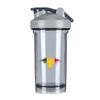 Belgian Flag 18 Ounce Shaker Bottle Drink Mixer Leak-proof Pre Workout Protein Shakes Meal Replacement Shakes Bottles 500ML/18 Oz Gray view 1