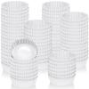 1000 Pcs Bulk Large Pet Disposable Feeding Bowls Liner Cat Food Bowls Paper Liner Pets Disposable Feeding Bowl Small Paper Cat Plates for Small Dogs Cats Dish Bowl(White) view 1