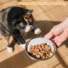 400 Pcs Bulk Large Pet Disposable Feeding Bowls Liner Cat Food Bowls Paper Liner Pets Disposable Feeding Bowl Small Paper Cat Plates for Small Dogs Cats Dish Bowl(White) view 3