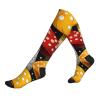 JXDXHCW Compression Socks 15-20mmhg Red Yellow Mushrooms Stockings Elastic Knee High Socks for Women Men Running Socks 1 Pair view 1