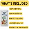 20 Count | Salad Dressing Packets | Individual Single Serve Salad Dressing condiment packets | 1.5 Oz Per Pouch (Creamy Italian) view 2