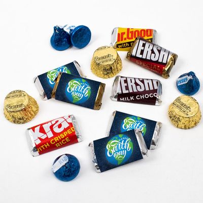 110 Pcs Earth Day Candy Party Favors Promotional Items Chocolate Assortment (1.62 lbs; approx. 110 Pcs)