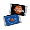 100ct Basketball Party Favors Wrappers for Miniatures Let the Madness Begin (100 Count) - Blue - Candy Not Included view 1