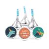 90ct Personalized Dinosaur Birthday Candy Party Favors Kisses with DIY Stickers, Bulk Chocolate view 1