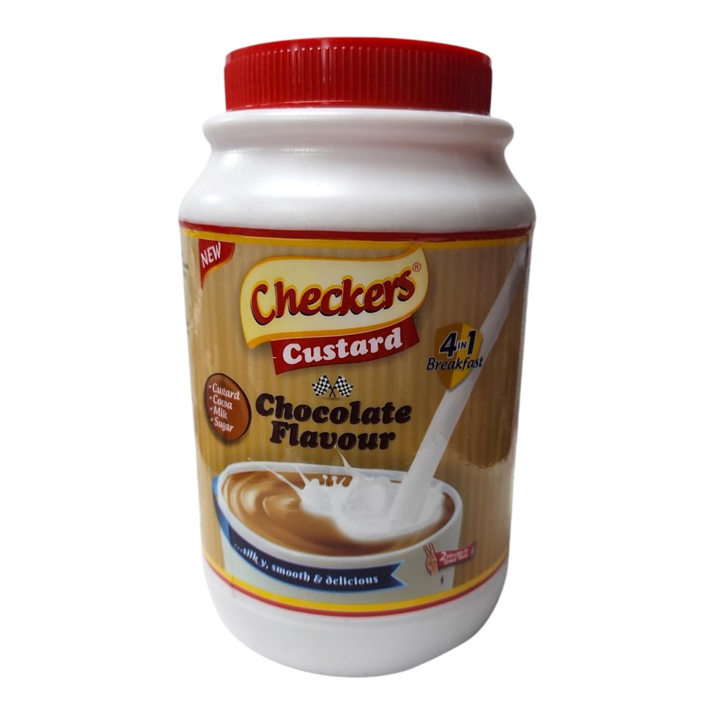 Checkers Custard Chocolate Flavour 4-in-1 Breakfast Drink, Silky, smooth and Delicious 1kg