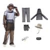 6-Piece Mosquito Suit-Jacket With Hood/Pants/Mitts/Gift Bag/Sun Hat/Tape Measure-Full Body Protection from Insects Bugs-Lightweight Breathable Mesh Clothing for Men Women-Ideal for Outdoor Activities view 2