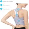 XYIANG Brace Support Belt Adjustable Back Posture Corrector Back Shoulder Lumbar Posture Correction Corset for Posture Tools (Purple S code) view 4