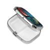 keluki Magic Fantasy Tree Art Print Square Metal Pill Box with 2 Compartment for Pocket or Purse Travel Bag Small Size 2.2 inche view 2