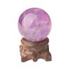 JBNCRYGD Purple Quartz Crystal Sphere Diameter, for Decoration, Healing, Meditation, Scrying Mirror, Feng Shui, Hand-Made,2~2.5cm view 1