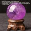JBNCRYGD Purple Quartz Crystal Sphere Diameter, for Decoration, Healing, Meditation, Scrying Mirror, Feng Shui, Hand-Made,2~2.5cm view 2