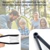 6-Pack Mini Microfiber Eyeglass & Sunglasses Cleaner Tool - Multi-Color, Tweezer Design, Eco-Friendly ABS, Portable with Hanging Hole, Perfect for Eyeglasses, Reading Glasses, and Sunglasses. view 3