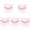 FOMIYES 50pcs Heart-shaped Double-mouth Drinking Straws for Valentine Day Party Fun Straws for Sharing Drinks Friends for Birthdays Celebrations view 1