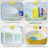 2025 Upgrade 2PCS Blind Cleaner Duster Tool,Window Blinds Cleaner Microfiber Washable,7 Fingers Blind dusters for Cleaning Window,Air Conditioner Vent view 4