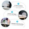 Luxshiny 2pcs Preserved Flower Glass Dome Cover for Decor Display for Artificial Plants Tabletop Centerpiece for Occasion view 4