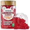 BioVit Quercetin Gummies 500MG - Activated Quercetin for Kids & Adults Immune System & Allergy - Chewable with Bromelain, Zinc, Vitamin C, Vitamin D3 - Made in USA - 60 Vegan Gummy Bears view 1