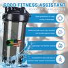 Bahamian America Flag 18 Ounce Shaker Bottle Drink Mixer Leak-proof Pre Workout Protein Shakes Meal Replacement Shakes Bottles 500ML/18 Oz Black view 2