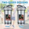 America Flag Tractor Born to Be Farmer 1 18 Ounce Shaker Bottle Drink Mixer Leak-proof Pre Workout Protein Shakes Meal Replacement Shakes Bottles 500ML/18 Oz Gray&-1-1 view 3