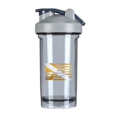 America Diver USA Flag Scuba Diving Dive Flag B 18 Ounce Shaker Bottle Drink Mixer Leak-proof Pre Workout Protein Shakes Meal Replacement Shakes Bottles 500ML/18 Oz Gray&-1-1