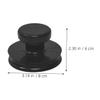 GOOHOCHY 2pcs Buddha Singing Bowl Suction Handles Fluorelastomer Tool for Sound Therapy Decor view 2