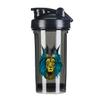 Bahamas Flag 2 18 Ounce Shaker Bottle Drink Mixer Leak-proof Pre Workout Protein Shakes Meal Replacement Shakes Bottles 500ML/18 Oz Black view 1