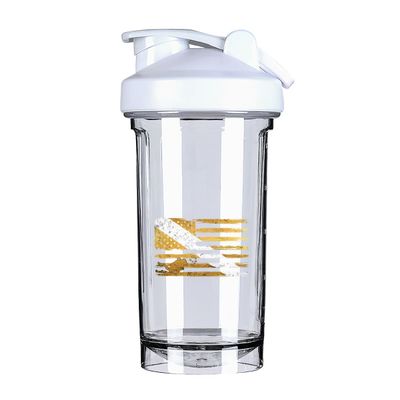 America Diver USA Flag Scuba Diving Dive Flag B 18 Ounce Shaker Bottle Drink Mixer Leak-proof Pre Workout Protein Shakes Meal Replacement Shakes Bottles 500ML/18 Oz White