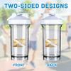 America Diver USA Flag Scuba Diving Dive Flag B 18 Ounce Shaker Bottle Drink Mixer Leak-proof Pre Workout Protein Shakes Meal Replacement Shakes Bottles 500ML/18 Oz White view 3