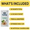 20 Count | Salad Dressing Packets | Individual Single Serve Salad Dressing condiment packets | 1.5 Oz Per Pouch (Caesar Dressing) view 2