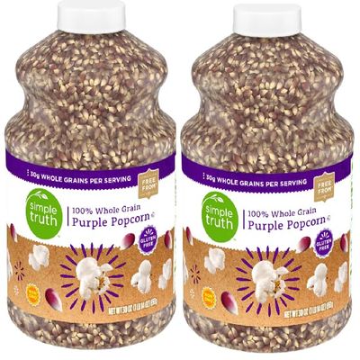 100% Whole Grain Purple Popcorn (Pack Of 2 Jars) 30 oz. Each
