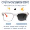 ICARA Fashion Photochromic Reading Glasses, Womens Mens Full Reading Sun Glasses Variable Tinted Readers (C2, 3.0, x) view 2