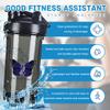 ALS Awareness ALS 18 Ounce Shaker Bottle Drink Mixer Leak-proof Pre Workout Protein Shakes Meal Replacement Shakes Bottles 500ML/18 Oz Black view 2