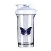 ALS Awareness ALS 18 Ounce Shaker Bottle Drink Mixer Leak-proof Pre Workout Protein Shakes Meal Replacement Shakes Bottles 500ML/18 Oz White