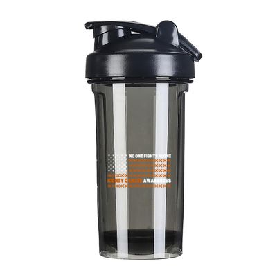 America Flag fight kidney Cancer Awareness 18 Ounce Shaker Bottle Drink Mixer Leak-proof Pre Workout Protein Shakes Meal Replacement Shakes Bottles 500ML/18 Oz Black