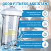 America Flag Fight Childhood Cancer Awareness 18 Ounce Shaker Bottle Drink Mixer Leak-proof Pre Workout Protein Shakes Meal Replacement Shakes Bottles 500ML/18 Oz White&-1 view 2