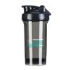 America Flag Polycystic Ovarian Syndrome PCOS's 18 Ounce Shaker Bottle Drink Mixer Leak-proof Pre Workout Protein Shakes Meal Replacement Shakes Bottles 500ML/18 Oz Black&-1 view 1
