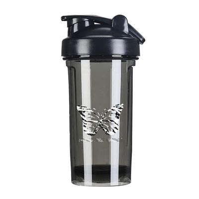Carcinoid Cancer Awareness 18 Ounce Shaker Bottle Drink Mixer Leak-proof Pre Workout Protein Shakes Meal Replacement Shakes Bottles 500ML/18 Oz Black&-1