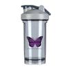 Alzheimer's Awareness 18 Ounce Shaker Bottle Drink Mixer Leak-proof Pre Workout Protein Shakes Meal Replacement Shakes Bottles 500ML/18 Oz Gray&-1&-1-1 view 1