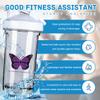 Alzheimer's Awareness 18 Ounce Shaker Bottle Drink Mixer Leak-proof Pre Workout Protein Shakes Meal Replacement Shakes Bottles 500ML/18 Oz White&-1&-1-1 view 2