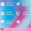 HydroMATE Electrolytes Powder No Sugar Cotton Candy - 16 Sticks Instant Hydration Packets with Vitamin C to Boost Energy - Sugar Free Electrolytes to Support Hydration on Keto Diet & Party Recovery view 3