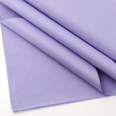 Whaline 50 Sheets Light Purple Tissue Paper 20 x 30 Inch Solid Color Gift Wrapping Paper Decorative Art Papers for DIY Crafts Birthday Wedding Party Supplies