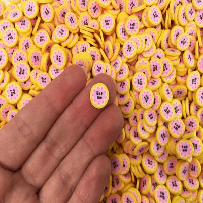 Large Eat Me Cookie Sprinkles, Non-Edible Fimo Themed Slices, Resin Embellishments for Decoden Crafts (30 gram bag)