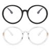 bullabulling Retro round Reading Glasses For Women Blue Light Blocking Oversized Eyeglass Frames Large lens (black/white, 2.0, x) view 2