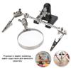 Magnifying Glass, Helping Hands Magnifier 5X Magnifying Glass Jewelry Accessory Magnifier 3rd Hand Helping Tool Jewelry Making Tools with 2 Clamps view 4