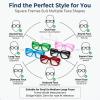 Eyekepper 2.0 Reading Glasses for Women, 6 Pack Square Readers view 4