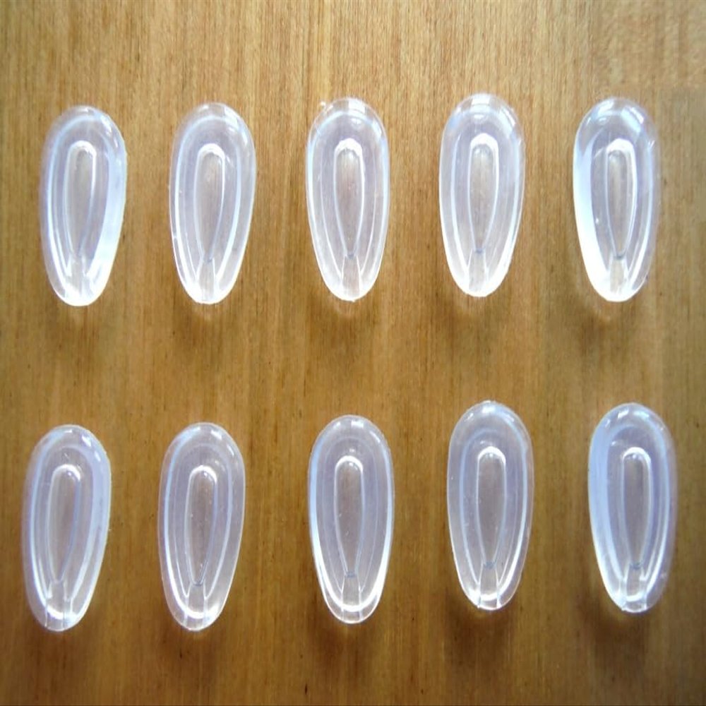 5 Pairs 10 Pcs Nose Pads Nose Pieces Replacement For Oakley Holbrook Metal,Feedback,Blender,Deviation ..Push in Silicone Comfort Air Cushion Flexible Part Sunglasses Eyeglasses