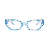 laureles Small Square Blue Light Blocking Reading Glasses Women Clear Lens Computer Cat Eye Readers Eyewear (c1, 2, x) view 1